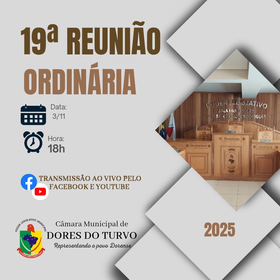 19ª REUNIÃO ORDINÁRIA