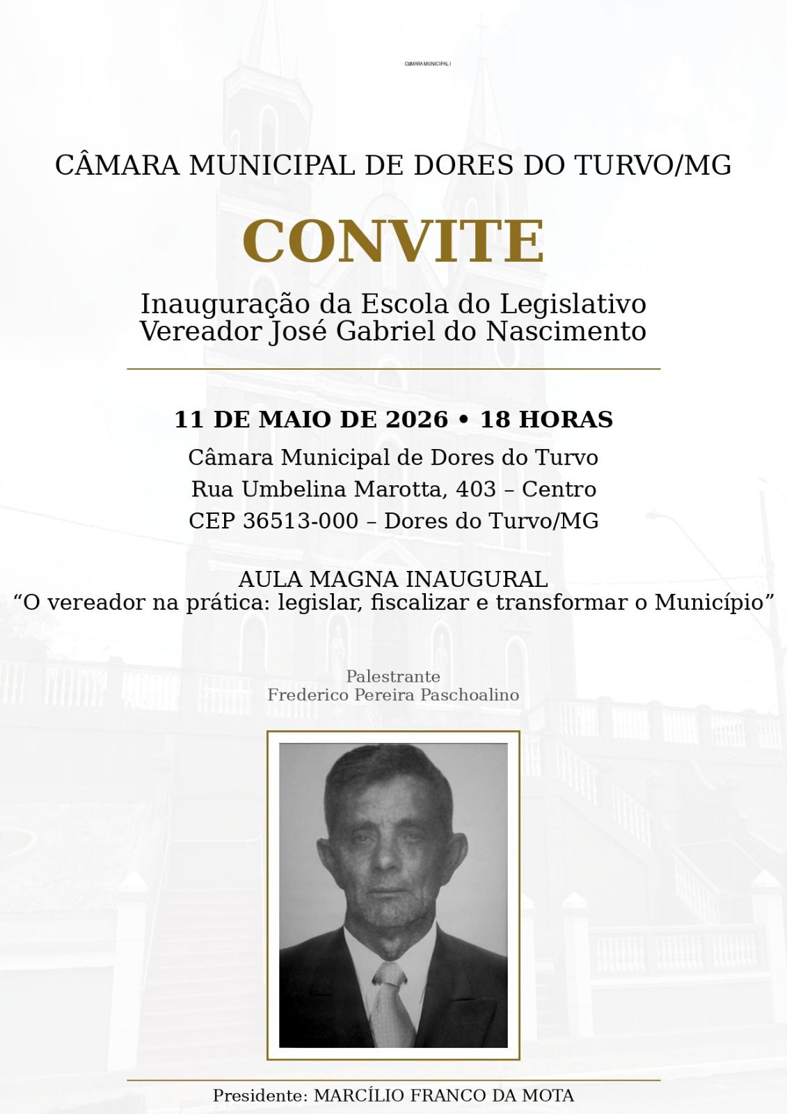 CONVITE ESPECIAL