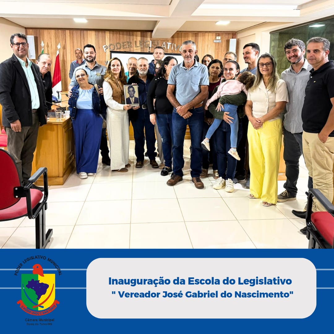 INAUGURAÇÃO DA ESCOLA DO LEGISLATIVO